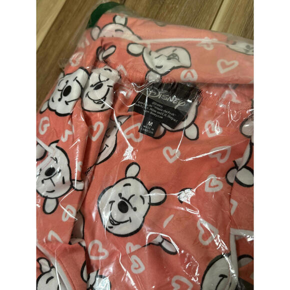 NWT! Disney Winnie the Pooh Pink Pajama Set Size Medium - Picture 3 of 4